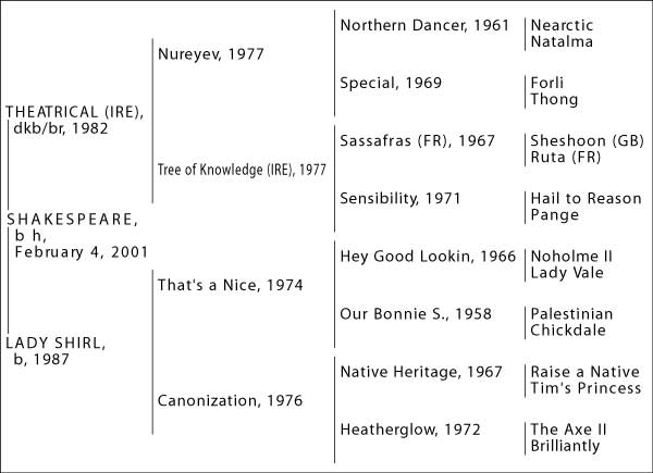 4-Cross Pedigree Shakespeare