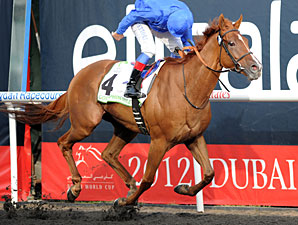 African Story wins the Godolphin Mile.