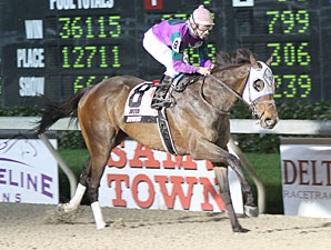 Agent Di Nozzo wins the 2013 Borgata Stakes.
