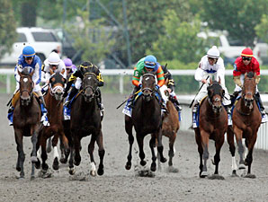 All Squared Away wins the 2012 Coolmore Lexington.
