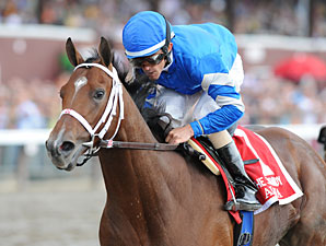 Alpha wins the 2012 Jim Dandy.