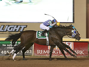 Alternation wins the 2012 Governor's Cup.