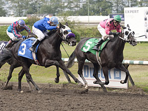 Andallthatitmeans wins the Jack Diamond Futurity Stakes.