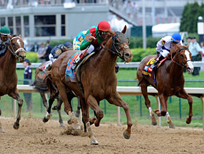 Animal Kingdom wins the 2011 Kentucky Derby.