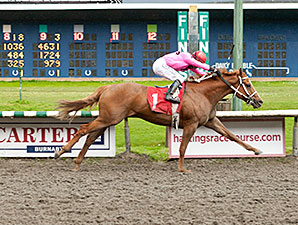 Aspen Getaway wins the 2014 Jim Coleman Province Stakes.