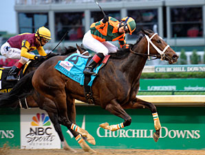 Believe You Can wins the 2012 Kentucky Oaks.
