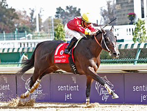 Big Drama wins the 2010 Breeders' Cup Sprint.