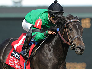 Bizzy Caroline wins the 2011 Regret.
