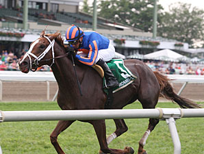 Bow Bells wins the 2013 Twin Lights Stakes.