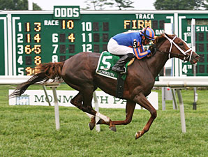 Bow Bells wins the 2013 Twin Lights Stakes.