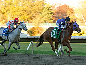 Breathoffreshheir wins the 2010 Jersey Juv. Fillies.