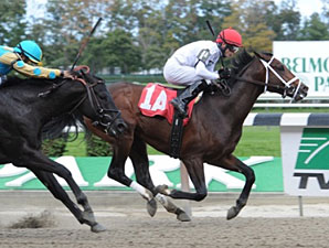 Brethren breaks his maiden at Belmont on Oct. 16, 2010.