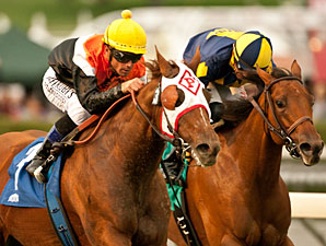 Broken Dreams wins the 2012 Senator Ken Maddy Stakes.