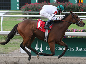 Comedero wins the 2009 Old Hickory Stakes. 