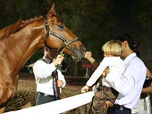 Curlin and kids