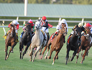 Data Link wins the 2013 Canadian Turf.