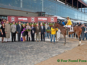 Departing wins the 2013 Illinois Derby.