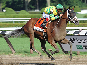 Devil May Care wins the 2010 CCA Oaks.