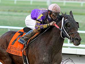Dorsey's Dream wins the 2014 Louisiana Legends Starter Stakes.