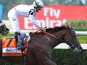 Drosselmeyer wins the 2010 Belmont Stakes.
