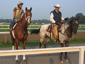 Dublin and D. Wayne Lukas at Saratoga.