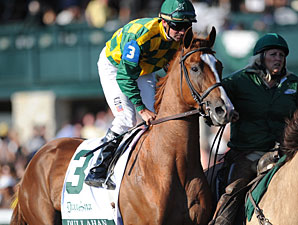 Dullahan wins the 2011 Dixiana Breeders' Futurity.