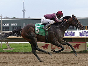 Easter Gift allowance race, beating Belmont Stakes winner Ruler on Ice.