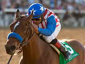 Eden's Moon wins the 2012 Las Virgenes.
