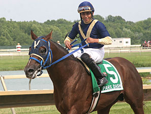 El Churruca wins the 2011 Parx Dash.