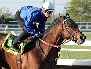 Ever So Lucky Works at Keeneland, April 10, 2012.