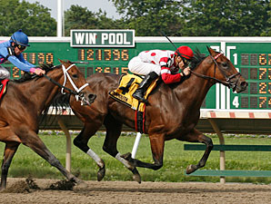 Feel That Fire wins the Blue Sparkler Stakes.