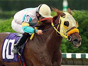 Flutterby wins the Cut The Charm Stakes.