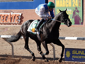 Forest Mouse wins the Sunland Park Handicap.