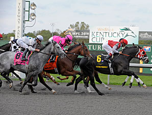 Future Prospect wins the 2011 WinStar Kentucky Cup (1st time by).