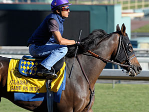 Game On Dude at Santa Anita 10/29/2012.