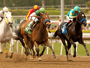 Gilded Gem wins the 2011 Las Flores.
