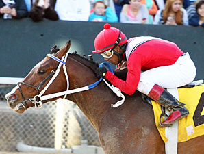 Goods Gone West wins the 2013 Rainbow Stakes.