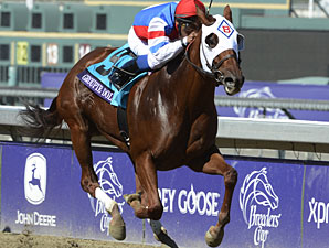 Groupie Doll in the Breeders' Cup Filly and Mare Sprint.