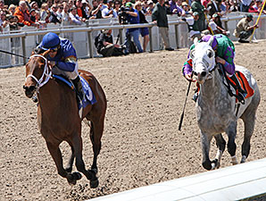 Hopeful Notion wins the 2014 Dixie Poker Ace Stakes.