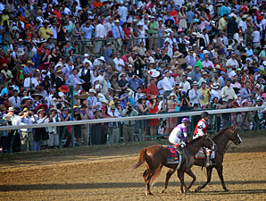 I'll Have Another moves towards the winner's circle.