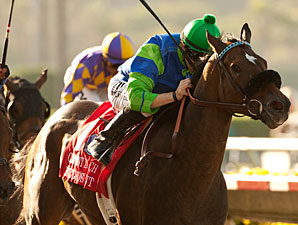 Include Me Out wins the 2012 Clement Hirsch.