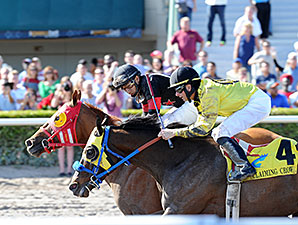 J B's Unc wins the 2014 Iron Horse Stakes.