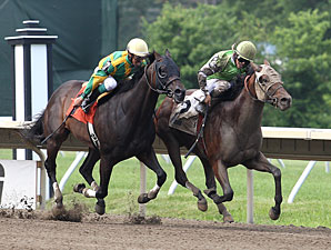 Jay Eye See wins an AOC at Monmouth on July 13, 2013.