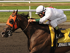 Jenna's Wabbit wins the 2012 Achievement Stakes.