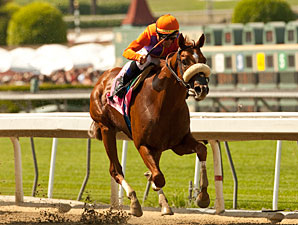 Jimmy Creed wins the 2013 Potrero Grande Stakes.
