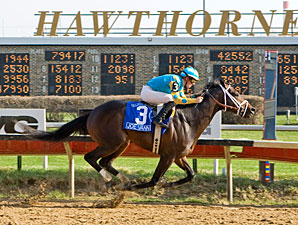 Joe Vann wins the 2011 Illinois Derby.