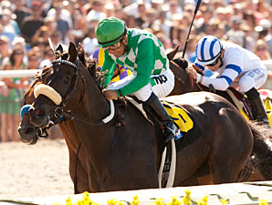 John Scott wins the 2012 Harry F. Brubaker Stakes.