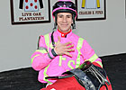 Rider moves into third place in jockey standings at Aqueduct Feb. 10.