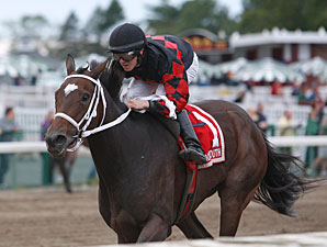Karmageddon wins the 2011 Jersey Girl Handicap.