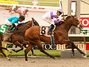 Know More wins the Best Pal Stakes.